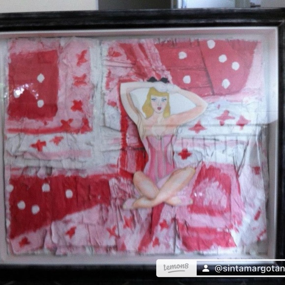 HANDCRATED digital art contemporary styled fur babies in exterior NWT print - Picture 11 of 15